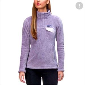 Patagonia Re-Tool Snap-T Fleece Pullover - Women's in Lavender Size Large